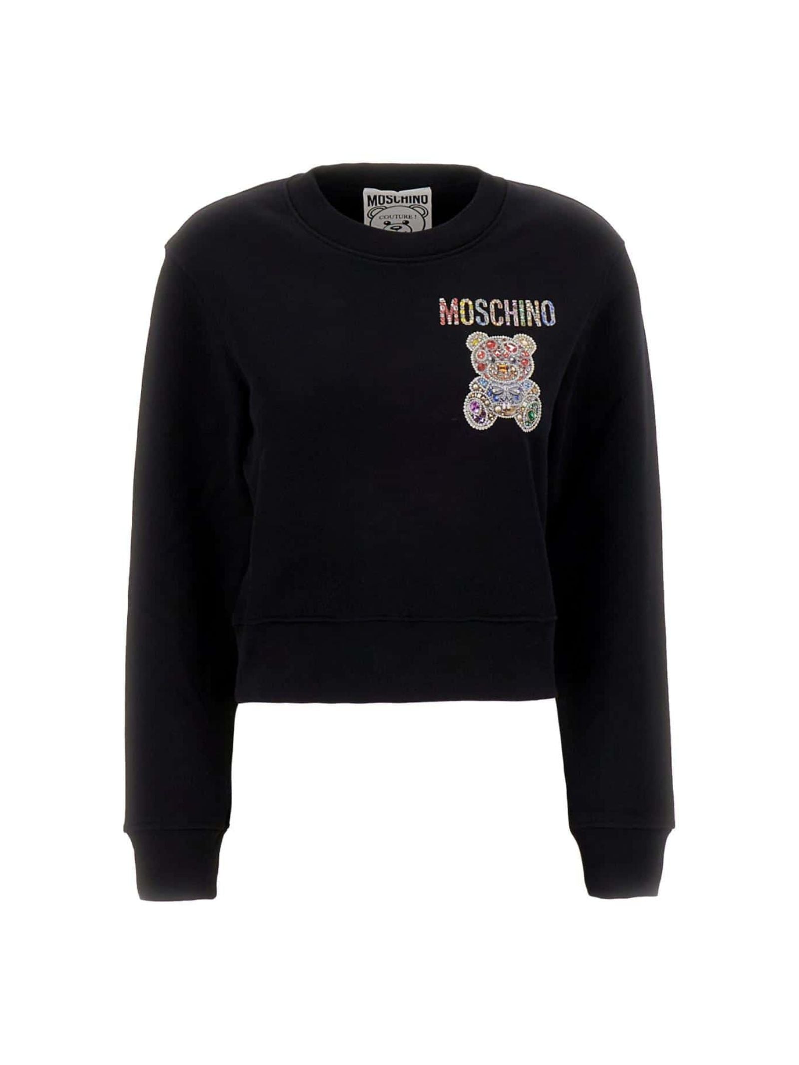 MOSCHINO Chic Mini Cropped Sweater