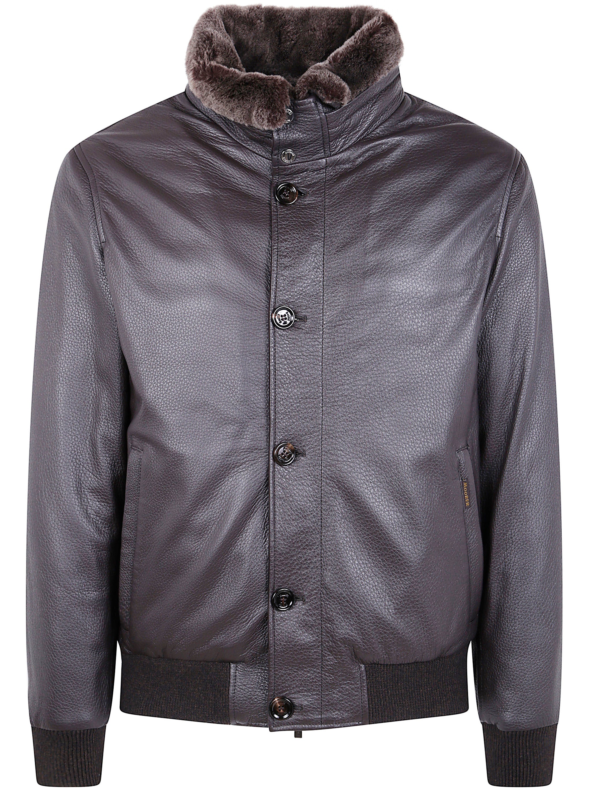 MOORER Men's Leather Outerwear Jacket