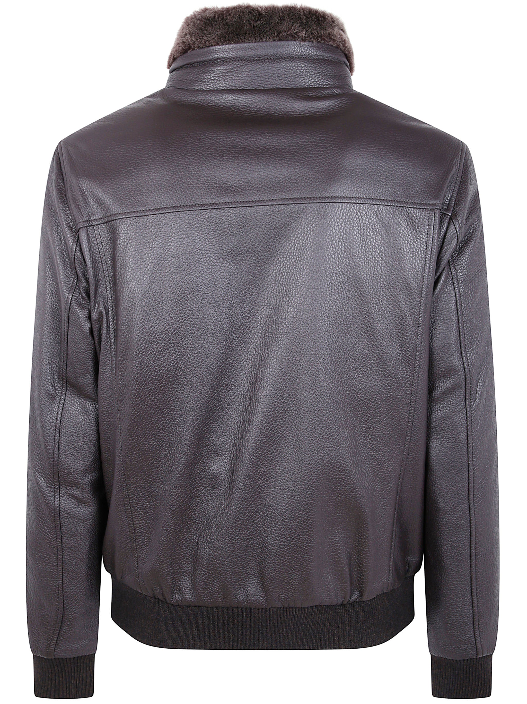 MOORER Men's Leather Outerwear Jacket