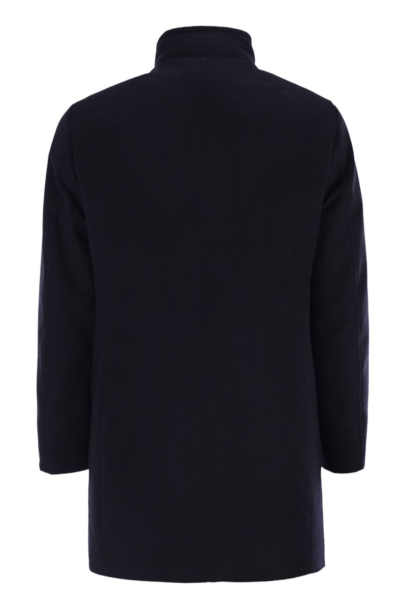 MOORER Men's Three-Quarter Length Single-Breasted Cashmere Jacket