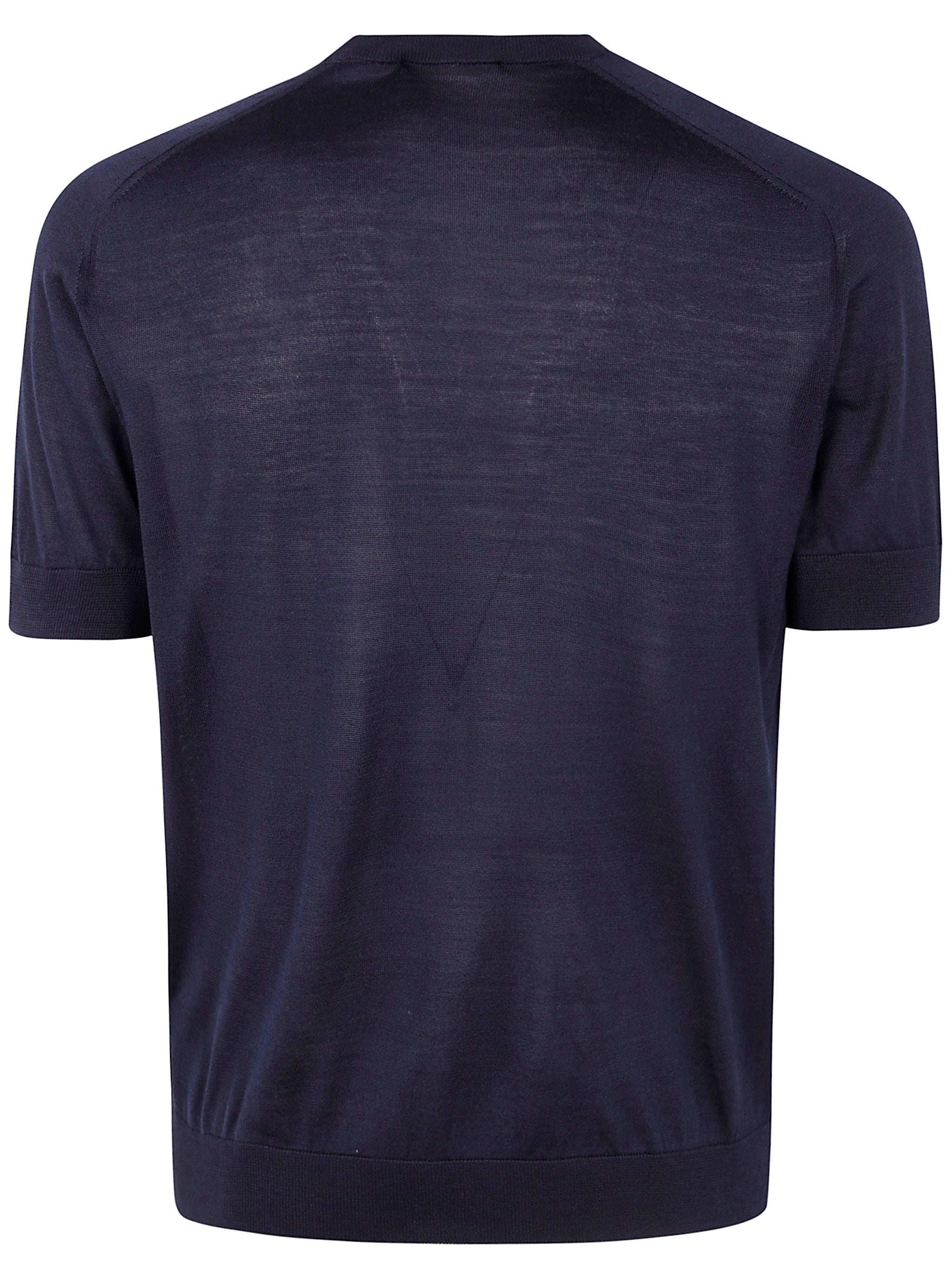 MOORER Men's Short Sleeves Knit Sweater