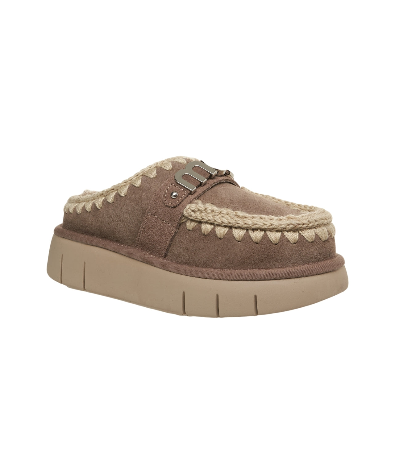 MOU Women's Clog 'Bounce' with 4cm Platform Heel