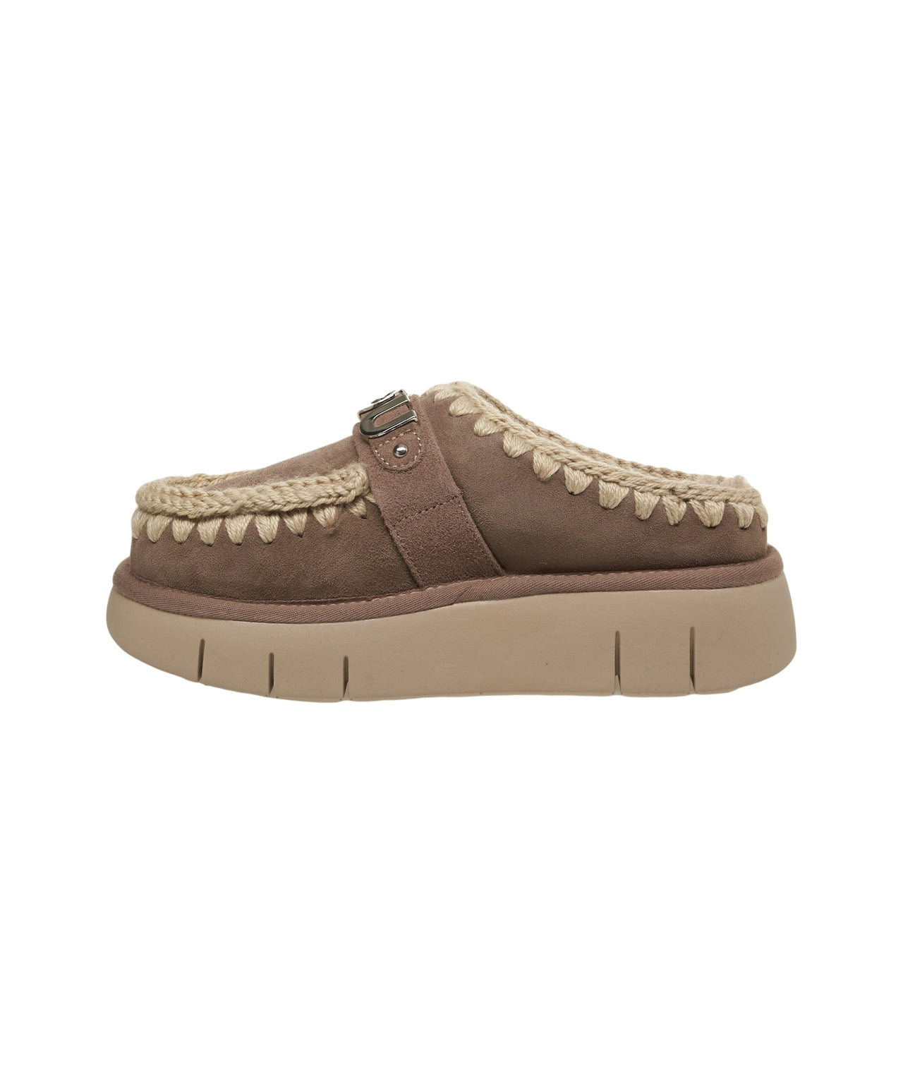 MOU Women's Clog 'Bounce' with 4cm Platform Heel