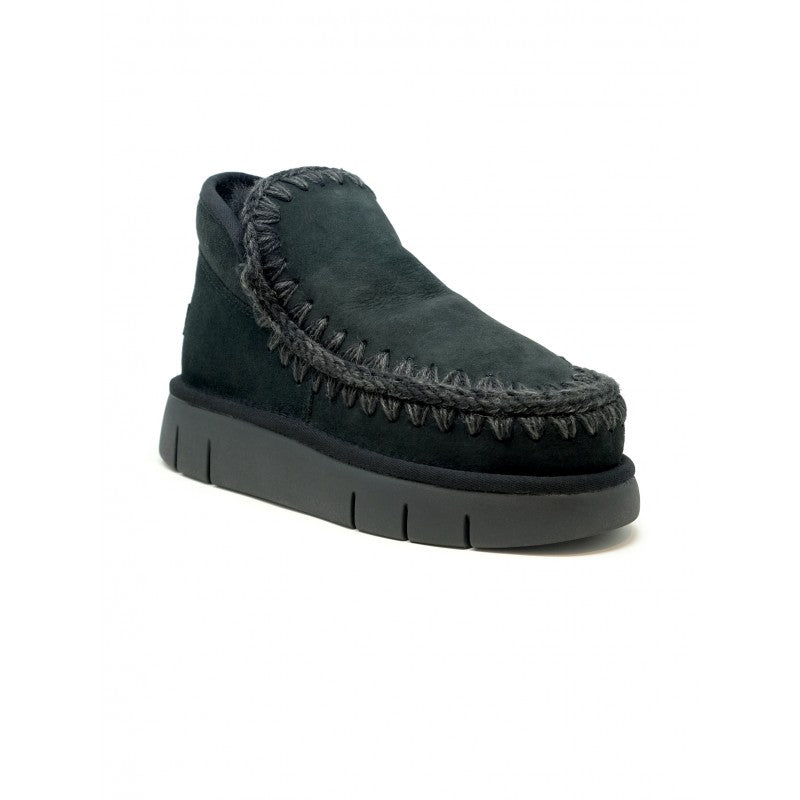MOU Eskimo Bounce Leather Wool Rubber Sneaker - Women’s Ankle Boots