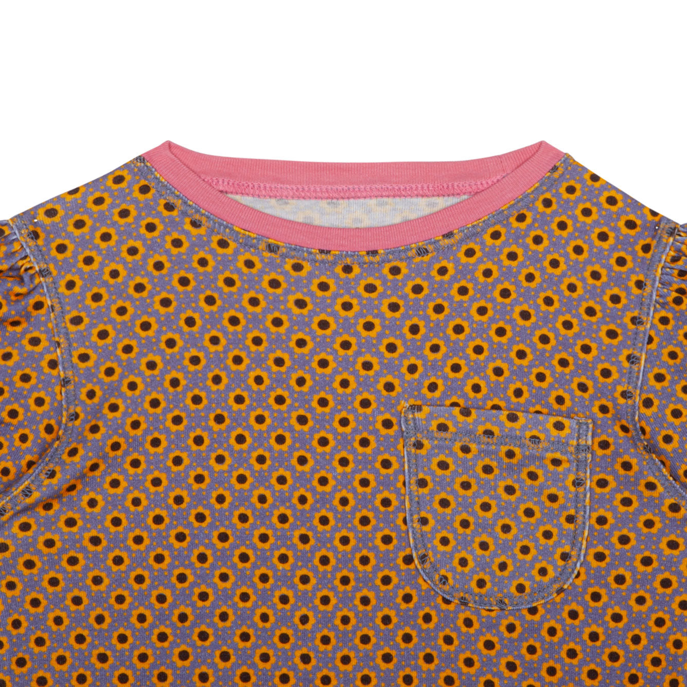 MISHA & PUFF Mini Flower Dot Cotton Top for Girls