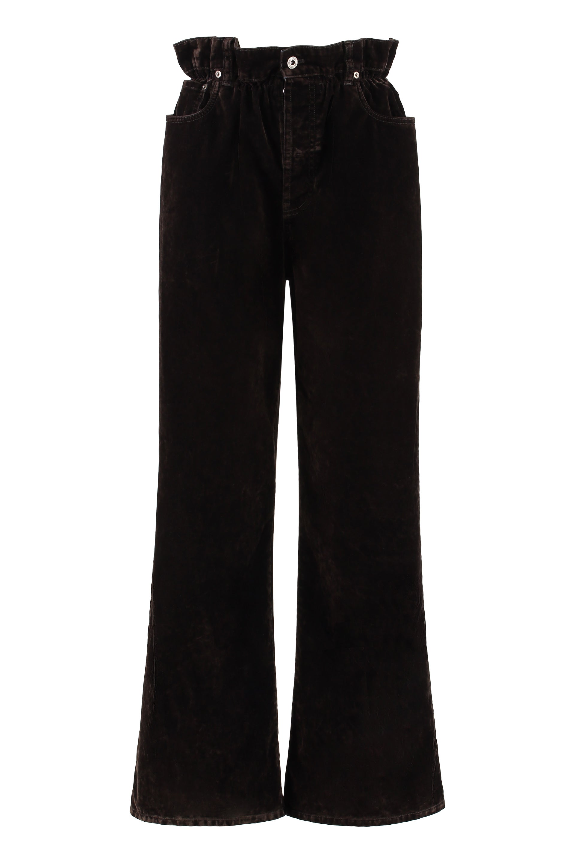 MIU MIU Velvet Wide Leg Trousers