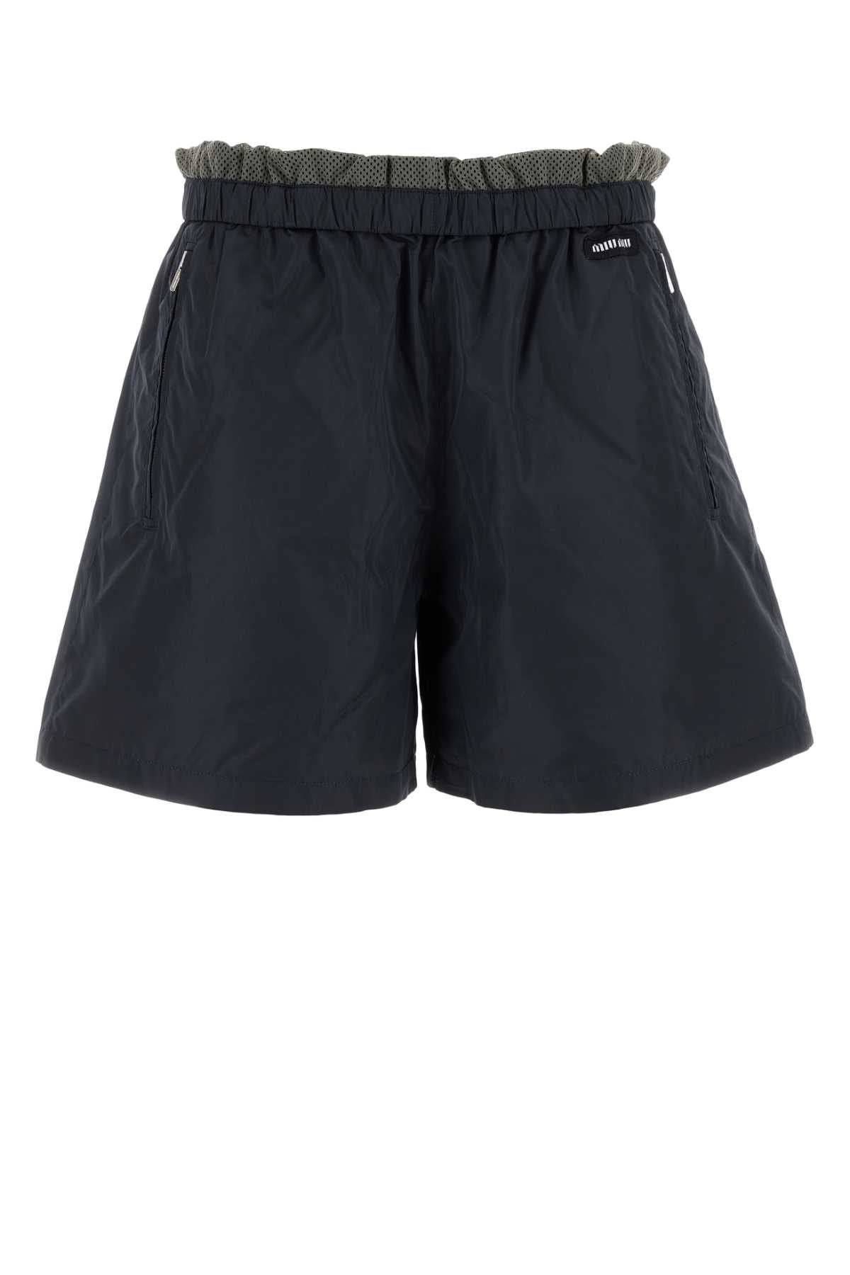 MIU MIU Women's Mini Tech Silk Shorts