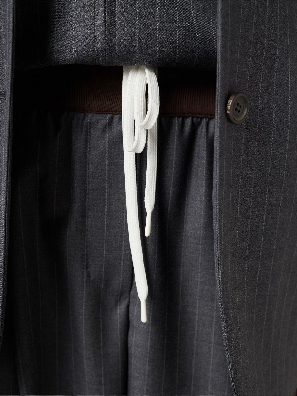 MIU MIU Tailored Pinstripe Pants for Women - FW25 Collection