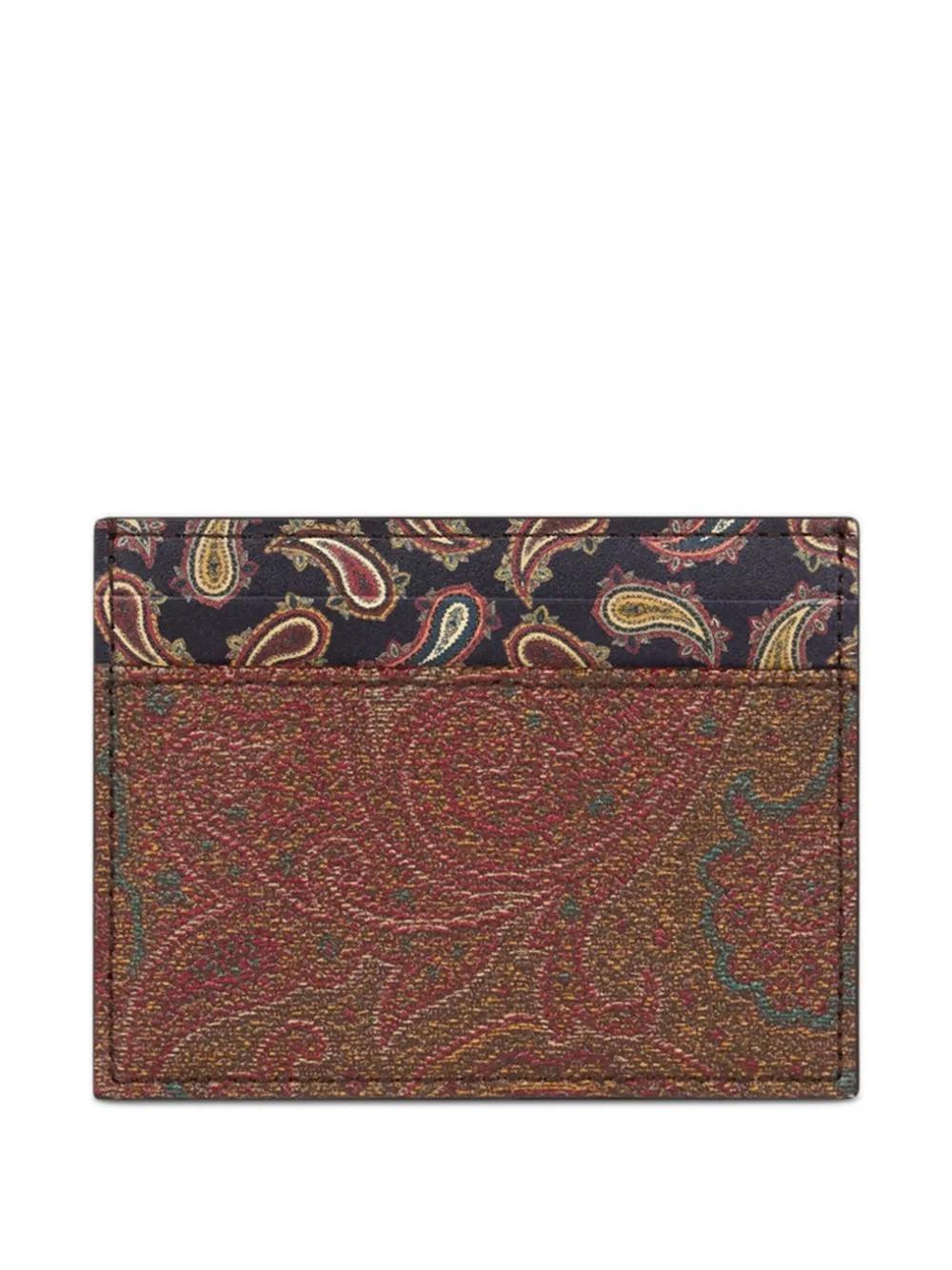 ETRO Paisley Mini Card Case