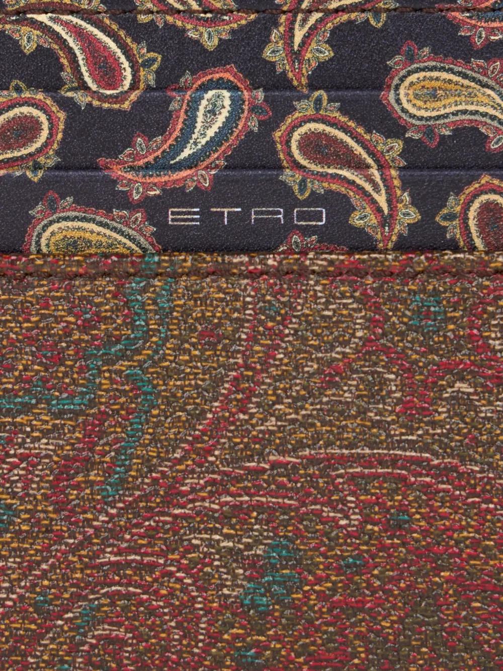 ETRO Paisley Mini Card Case