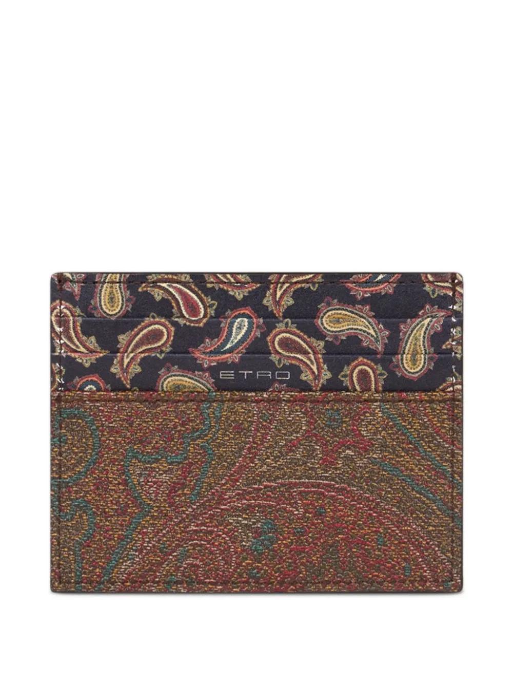 ETRO Paisley Mini Card Case