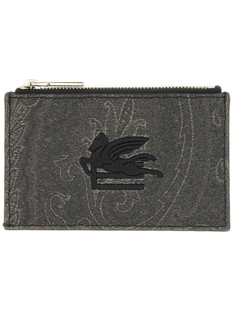 ETRO Mini Cotton-Polyester Wallet for Men - FW25 Collection