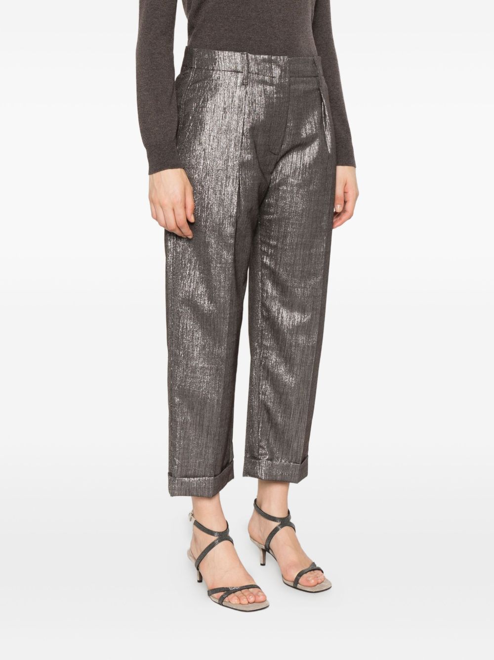 BRUNELLO CUCINELLI Chic Tailored Trousers for Women - FW25 Collection