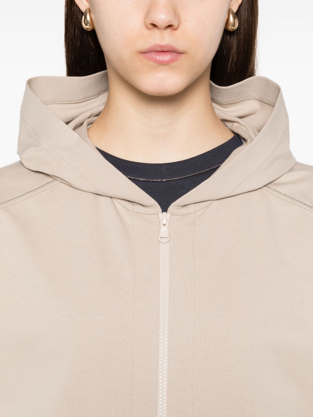 BRUNELLO CUCINELLI Classic Women's Zipped Hoodie