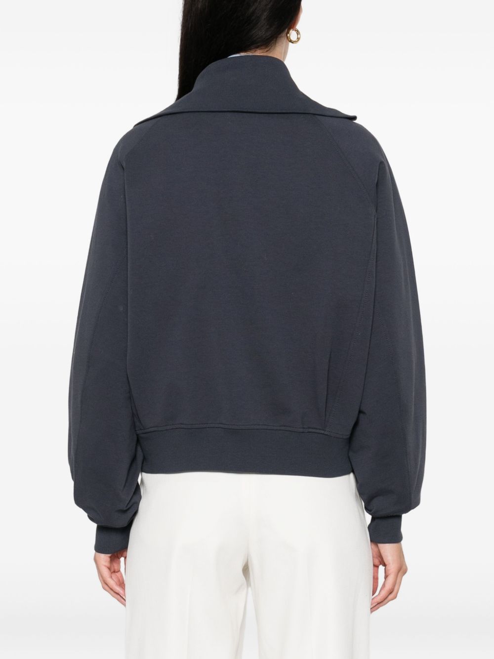 BRUNELLO CUCINELLI Zipped Cotton Sweatshirt for Women