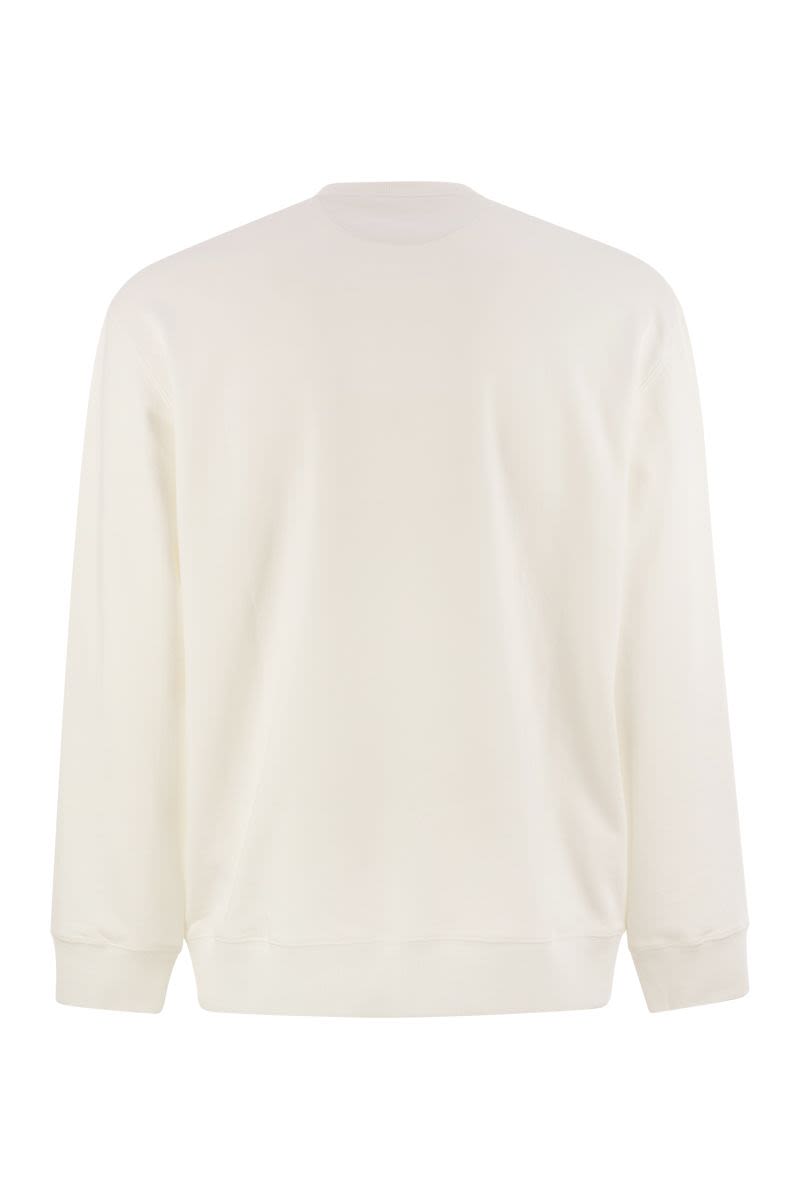 BRUNELLO CUCINELLI Printed Techno Cotton Fleece Topwear - Regular Fit