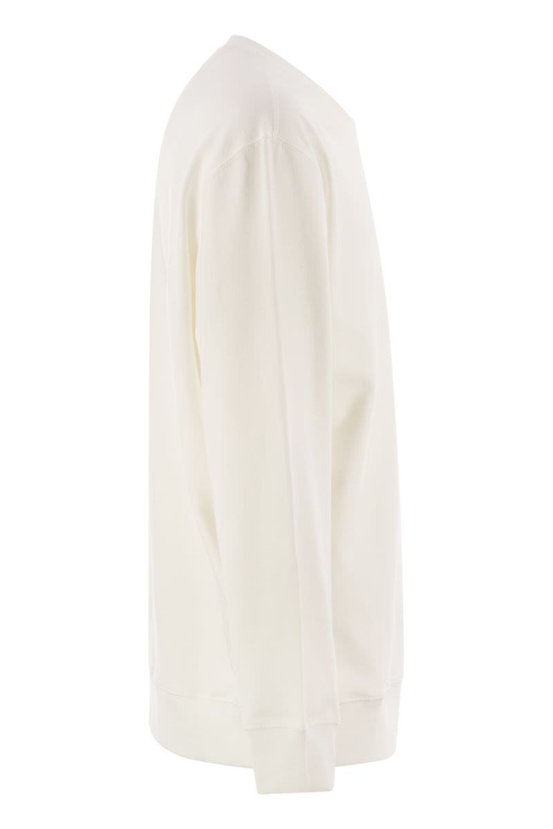 BRUNELLO CUCINELLI Printed Techno Cotton Fleece Topwear - Regular Fit