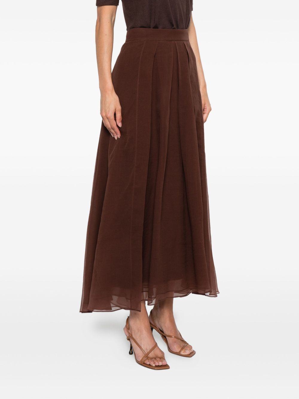 BRUNELLO CUCINELLI Silk Maxi Skirt for Women