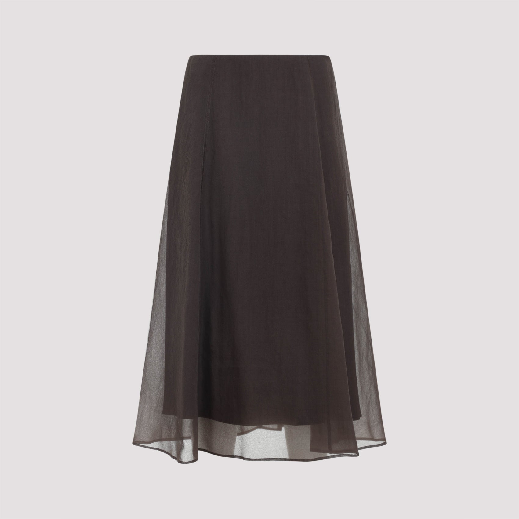 BRUNELLO CUCINELLI Silk Long Skirt
