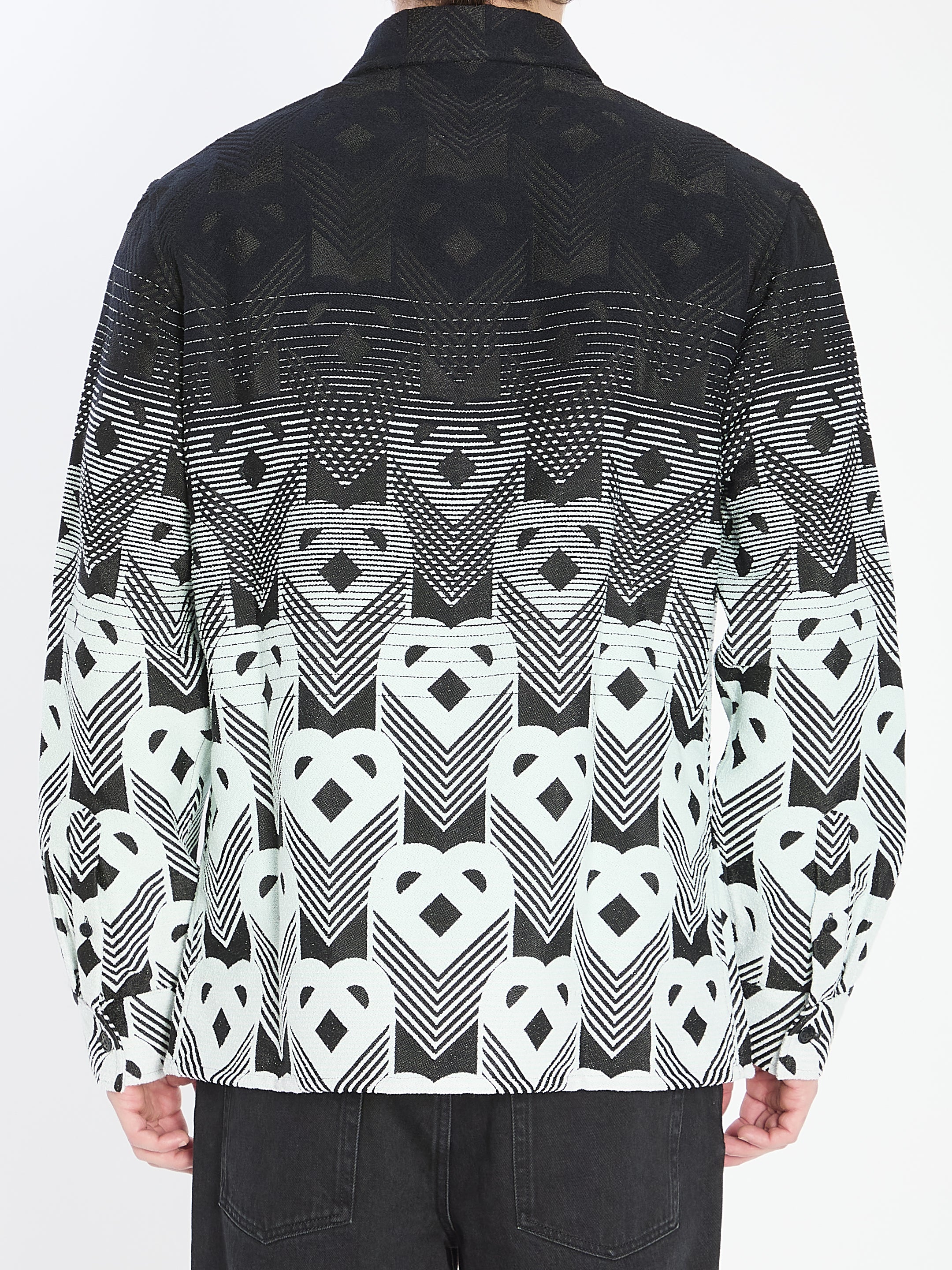 CASABLANCA Cotton-Blend Overshirt - Relaxed Fit - Size L