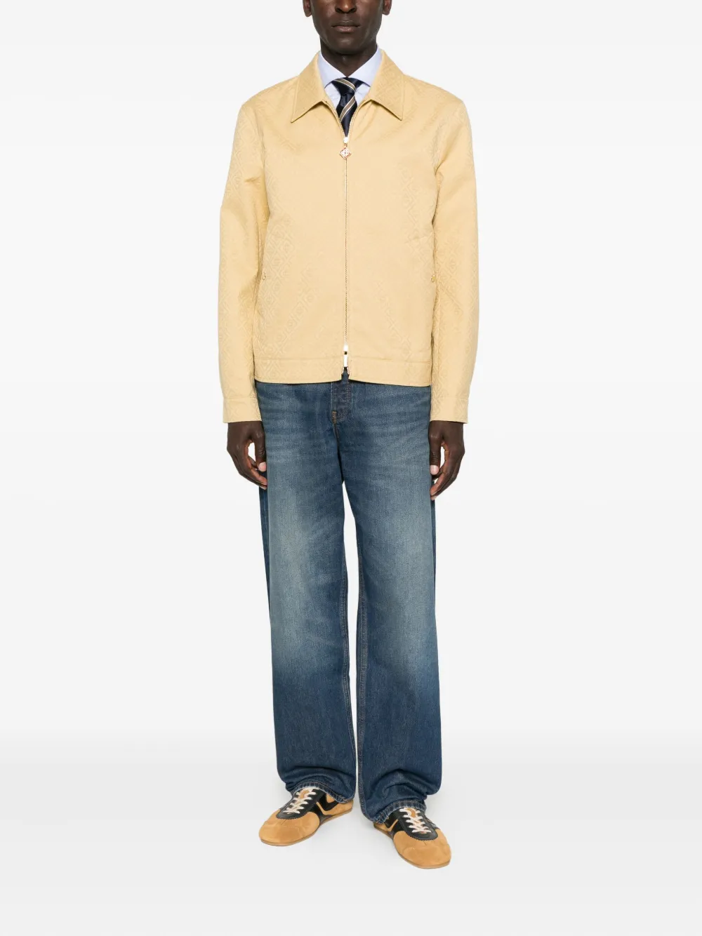 CASABLANCA Men's Monogram Jacquard Blouson - FW25 Collection