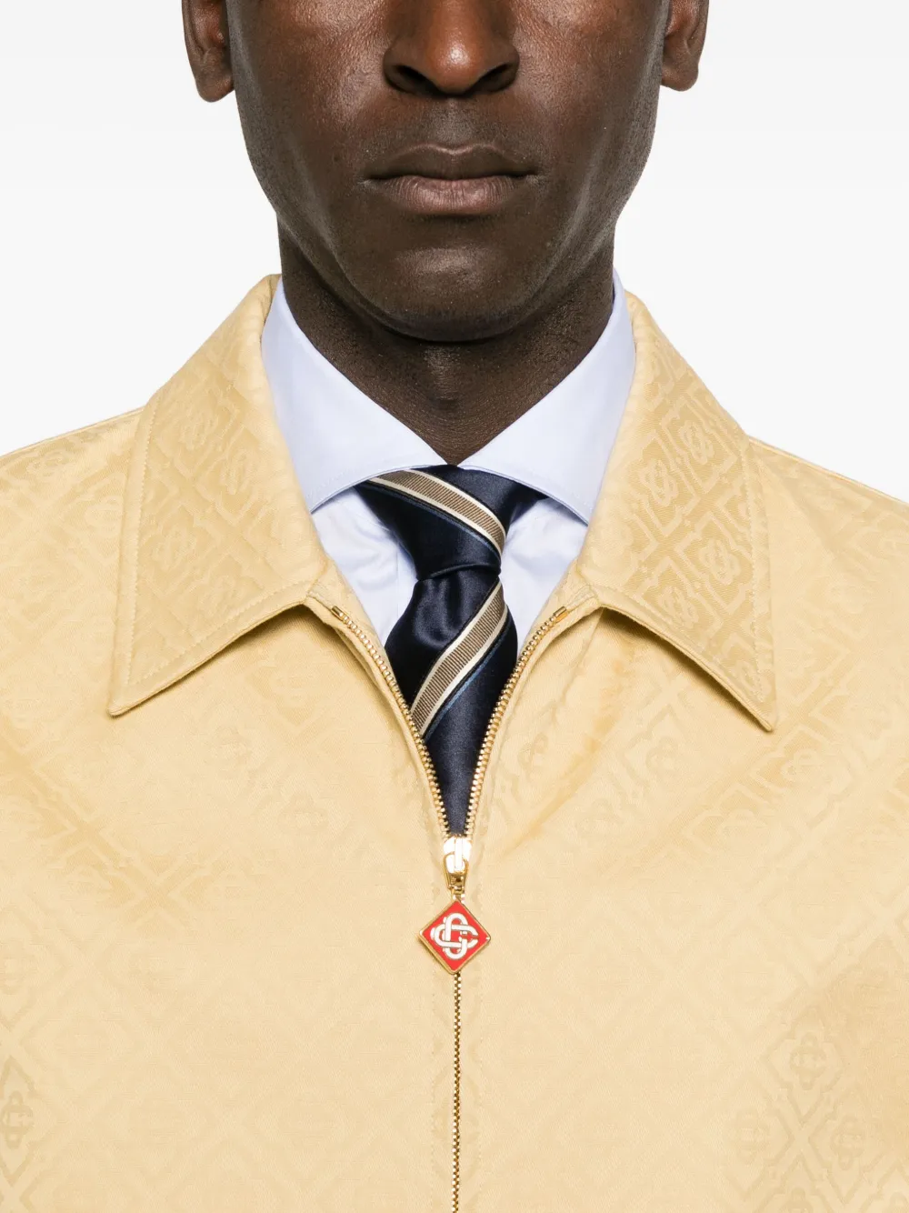 CASABLANCA Men's Monogram Jacquard Blouson - FW25 Collection