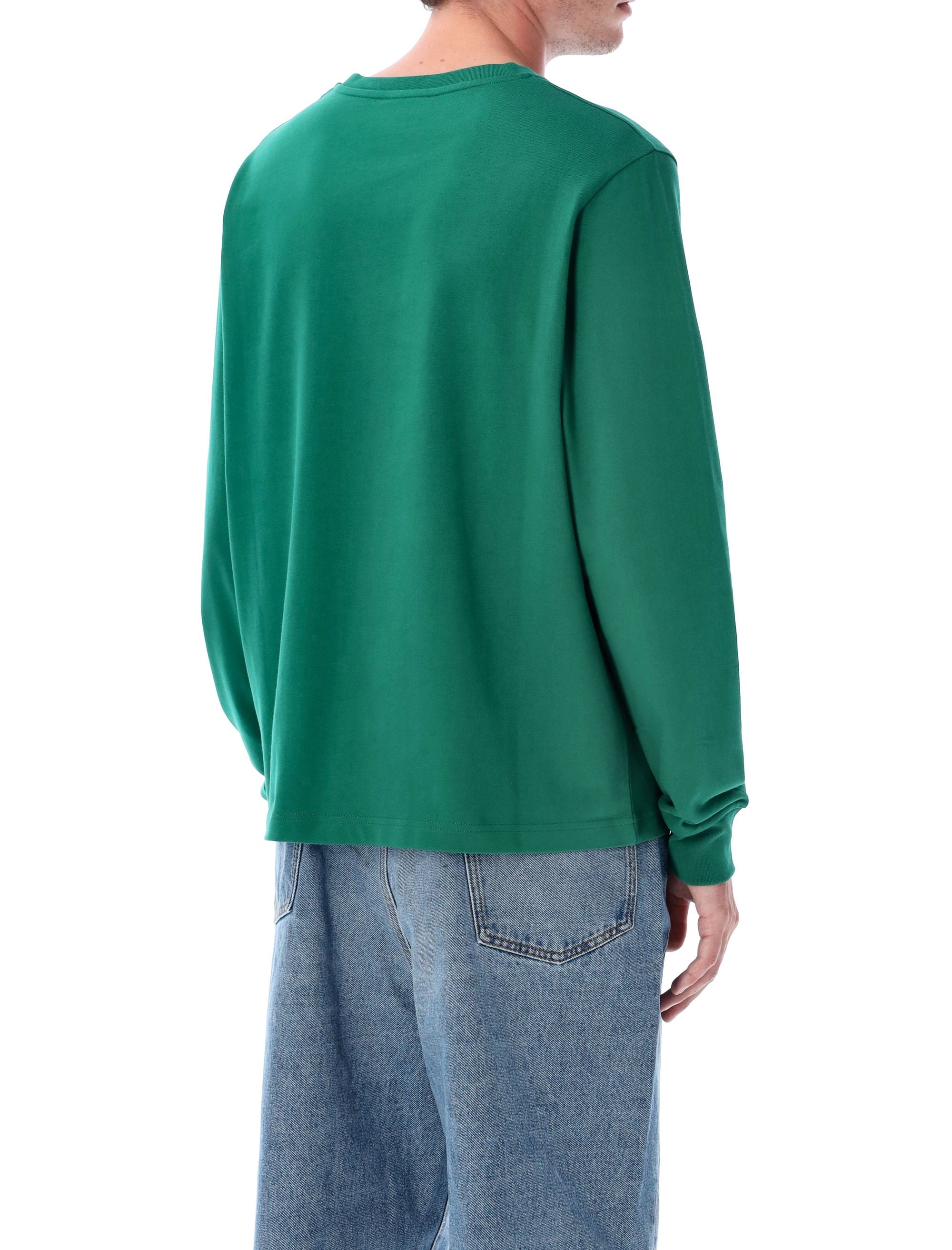 CASABLANCA Printed Long Sleeves T-Shirt - Relaxed Fit, Size L