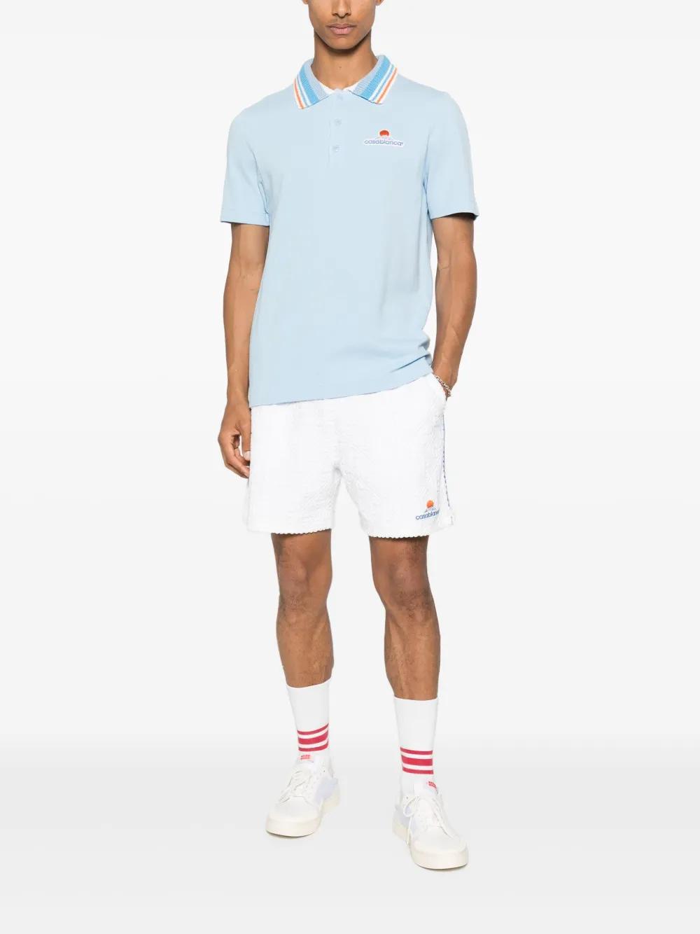 CASABLANCA Organic Cotton Polo Shirt for Men