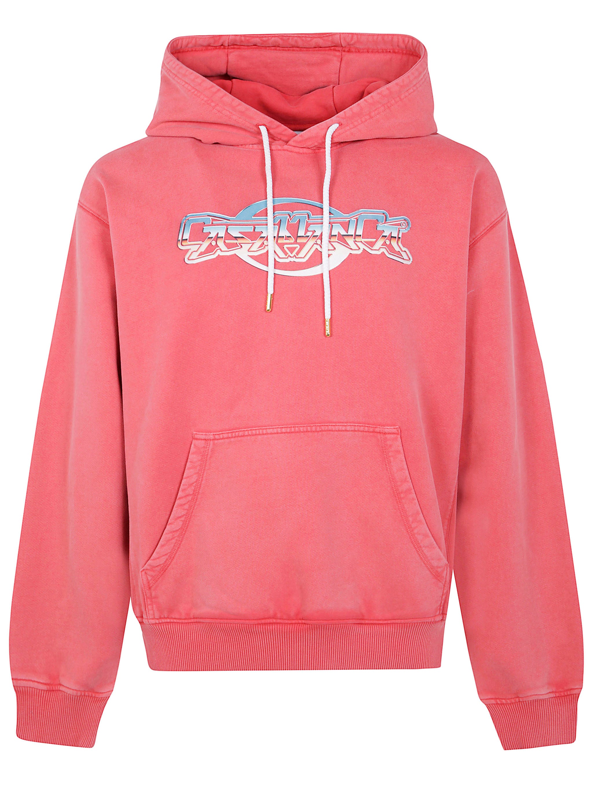 CASABLANCA Chrome Text Printed Hoodie - Men’s Fashion Statement