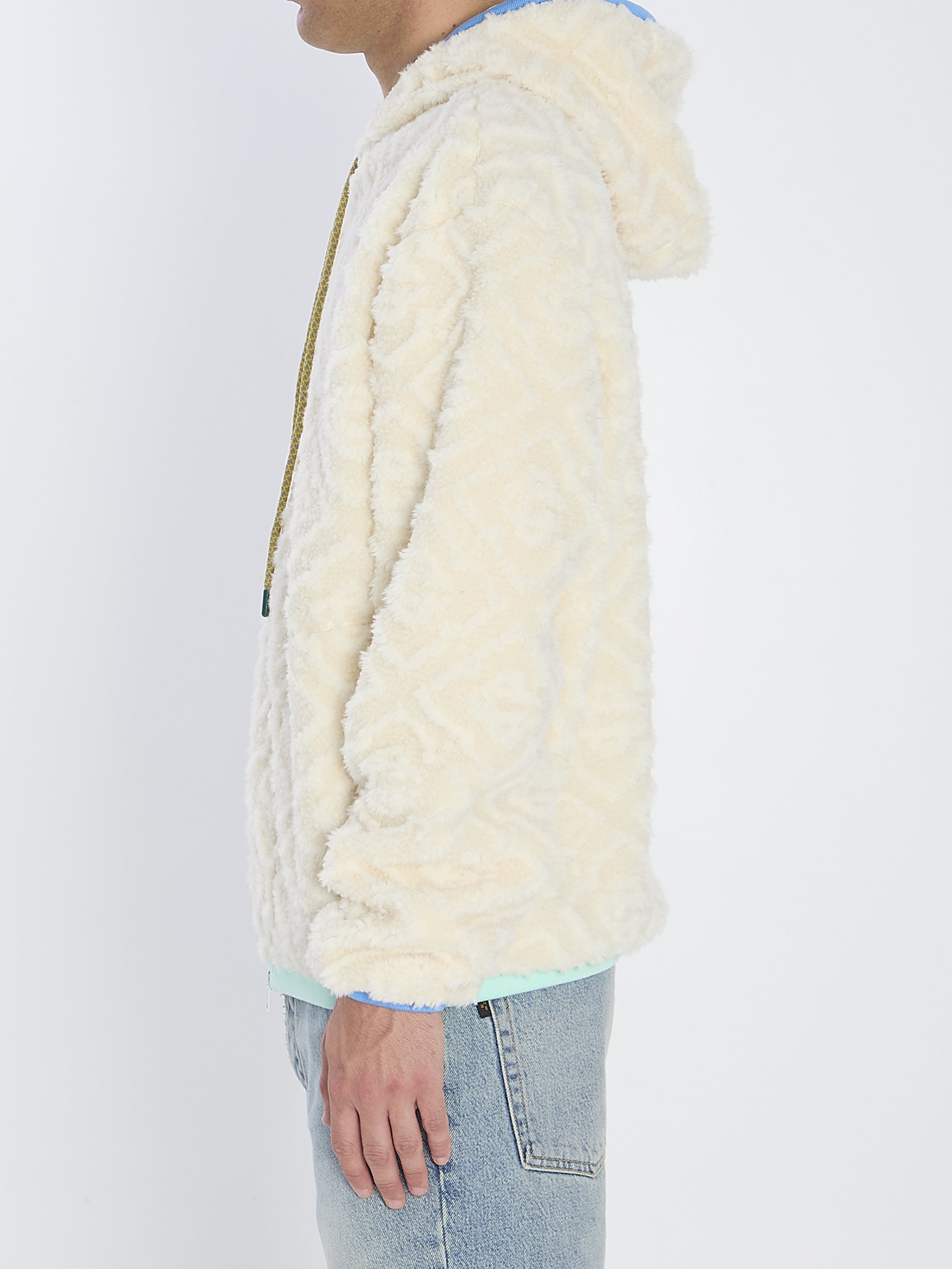 CASABLANCA Teddy Effect Jacket - Regular Fit