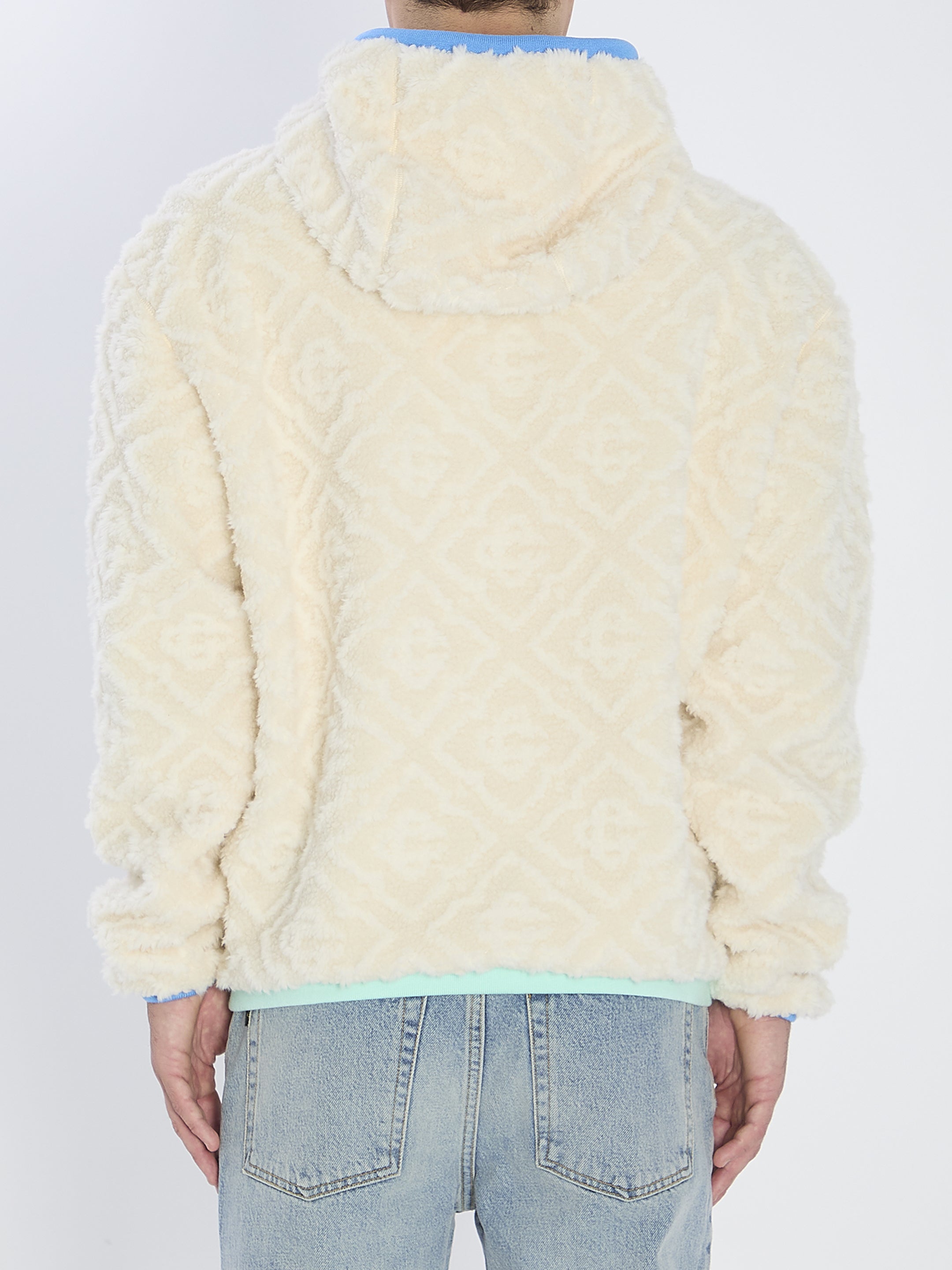 CASABLANCA Teddy Effect Jacket - Regular Fit