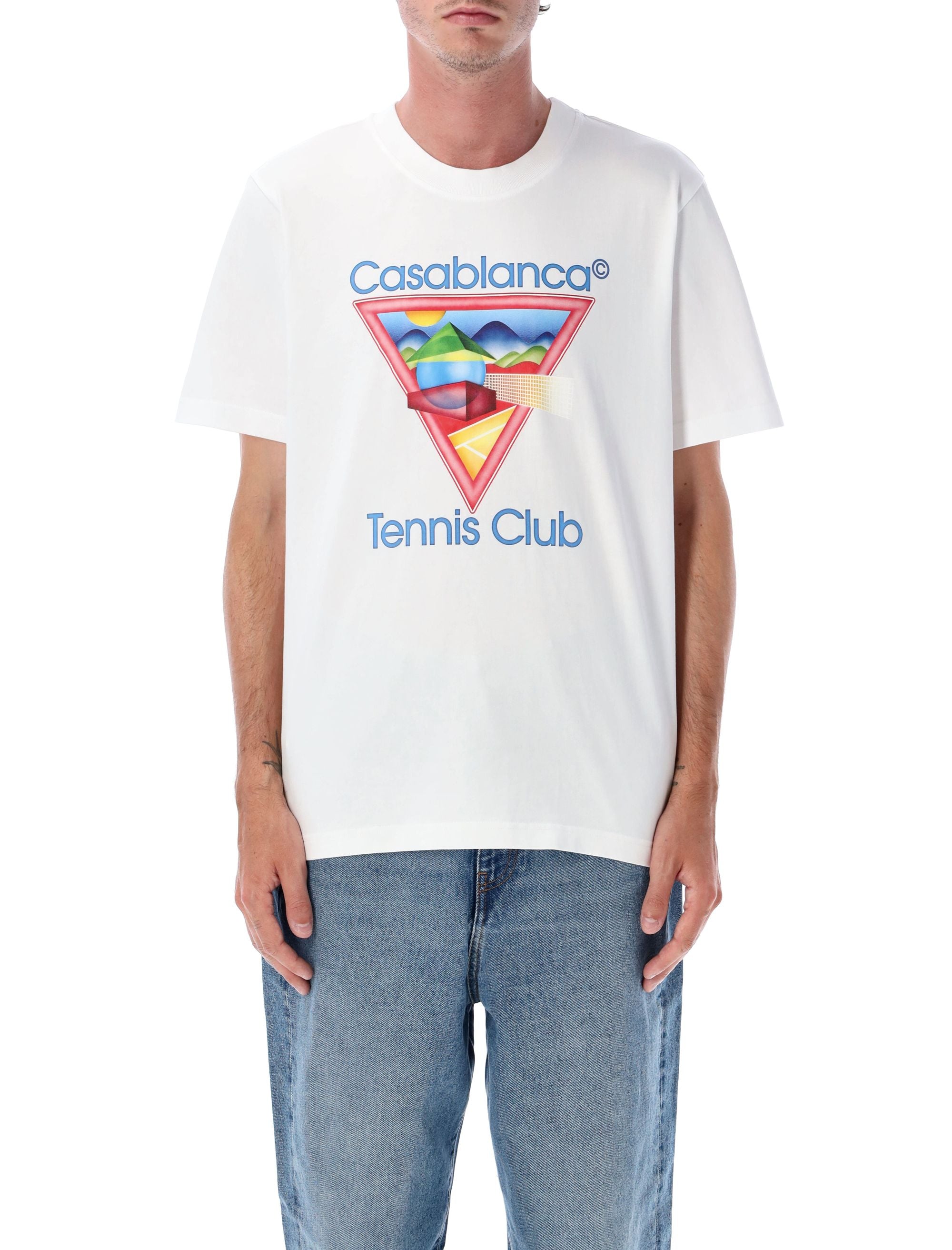 CASABLANCA Men's Iconic Tennis Club T-Shirt