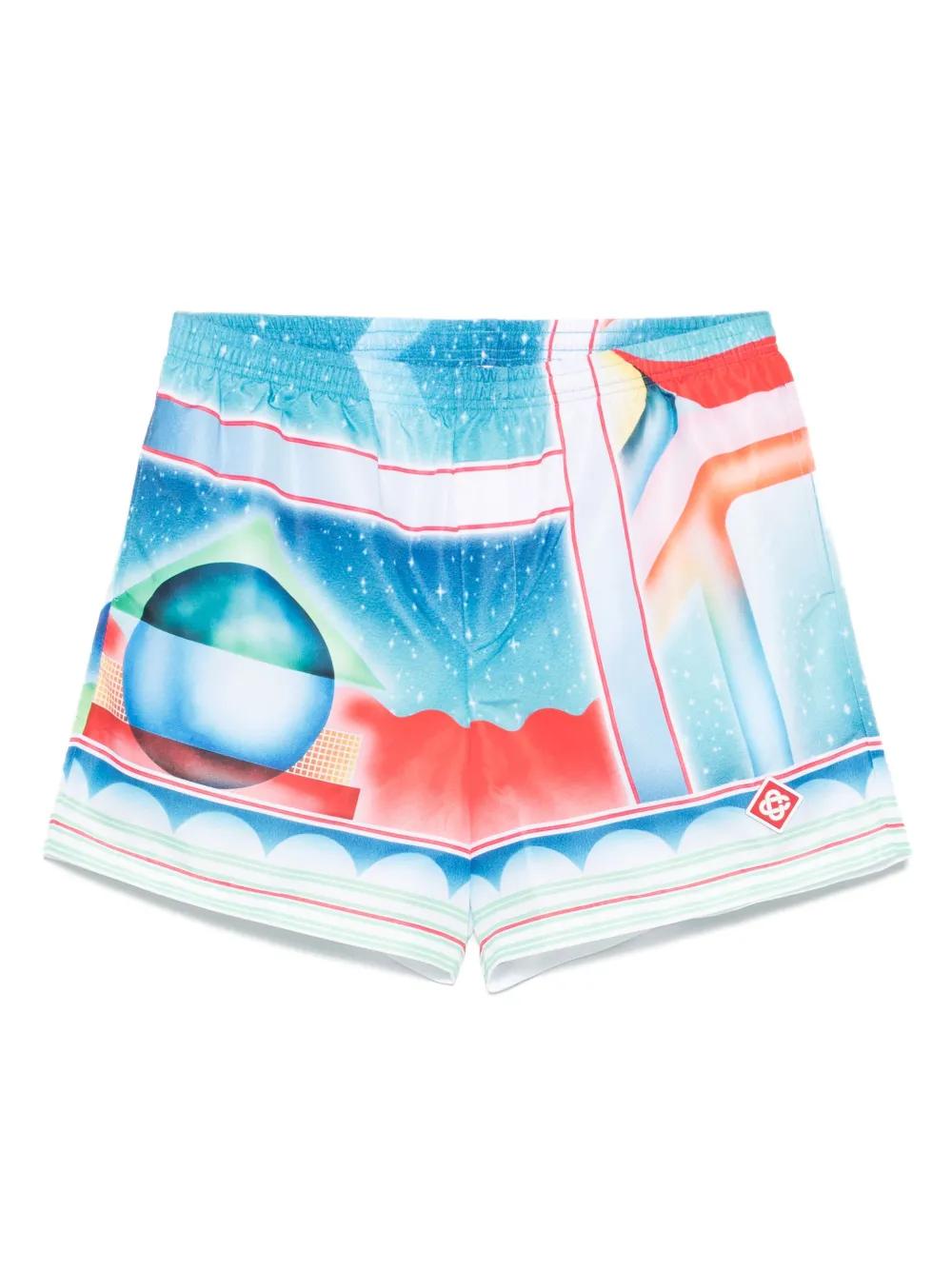 CASABLANCA Graphic Print Swim Shorts for Men - FW25 Collection