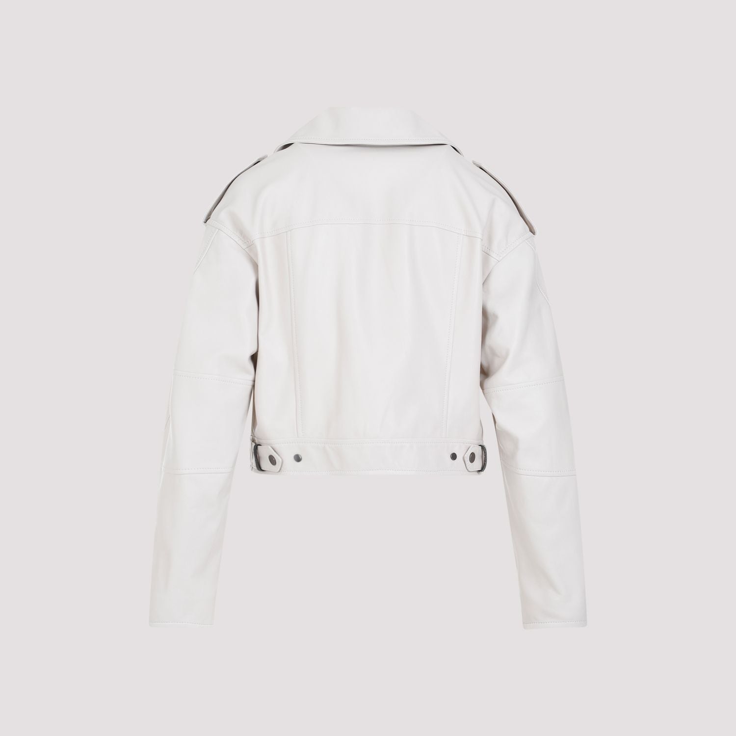 BRUNELLO CUCINELLI Women's Leather Jacket - SS24 Collection