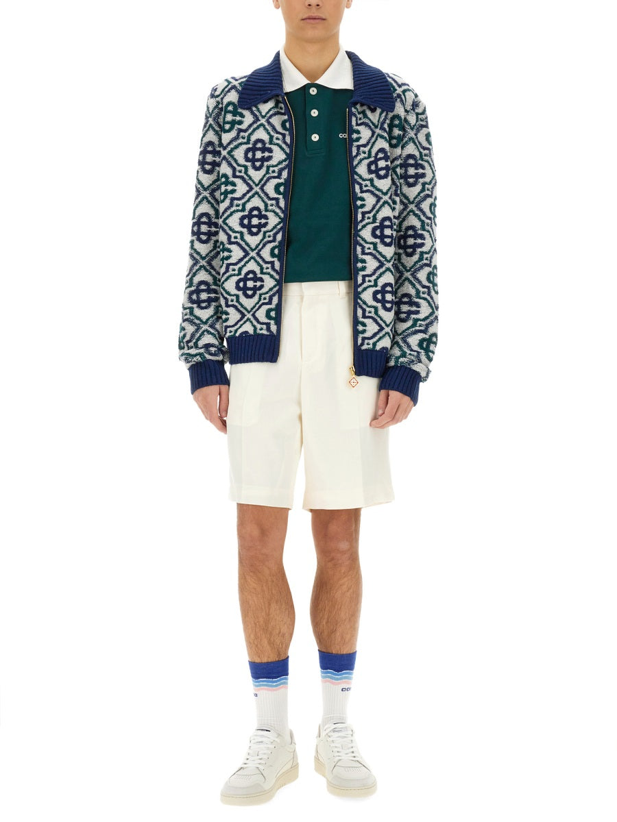 CASABLANCA Men's Logo Polo - Size L