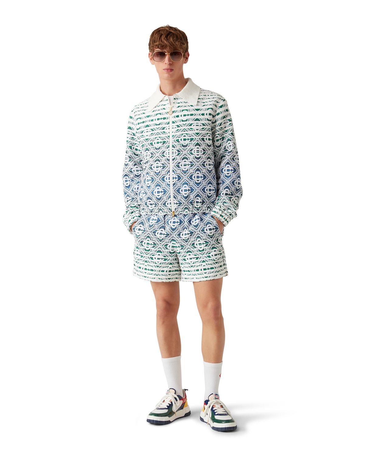 CASABLANCA Men's Towel Jacket - Monogram Gradient