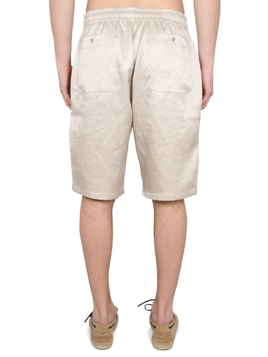NEEDLES Men's Mini Cowboy Bermuda Shorts
