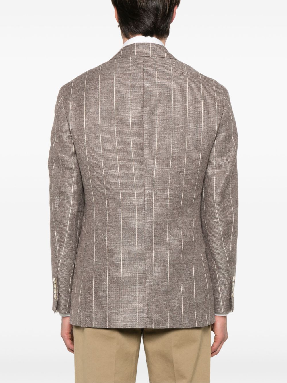BRUNELLO CUCINELLI Deconstructed Linen Jacket for Men