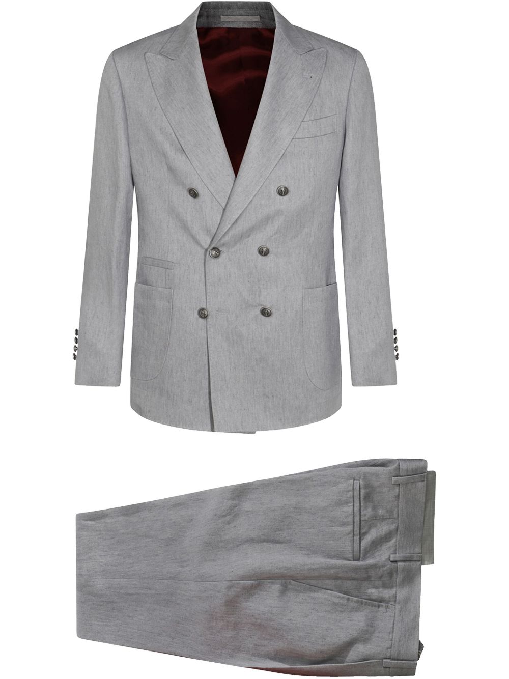 BRUNELLO CUCINELLI Double-Breasted Men's Suit