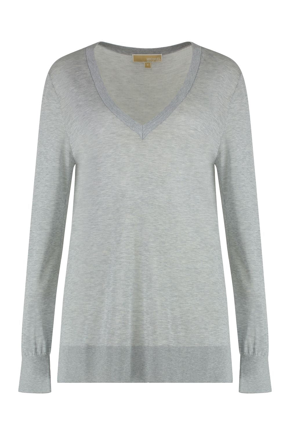 MICHAEL MICHAEL KORS Fine-Knit Sweater with Ribbed Edges