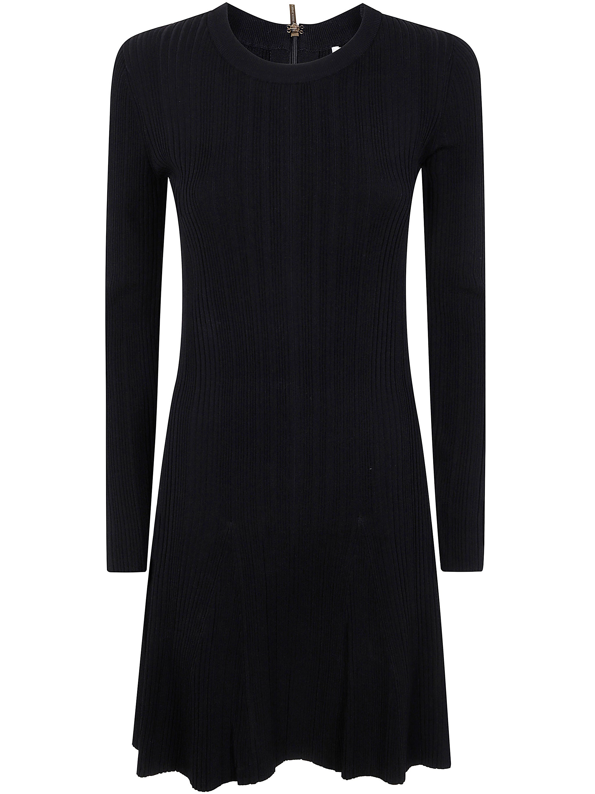 MICHAEL MICHAEL KORS Ribbed Knit Dress with Flared Hem