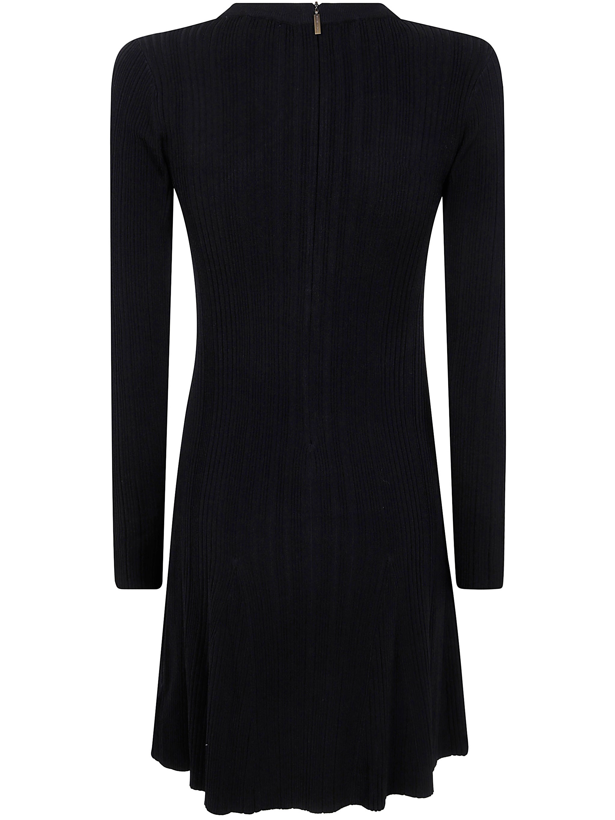 MICHAEL MICHAEL KORS Ribbed Knit Dress with Flared Hem