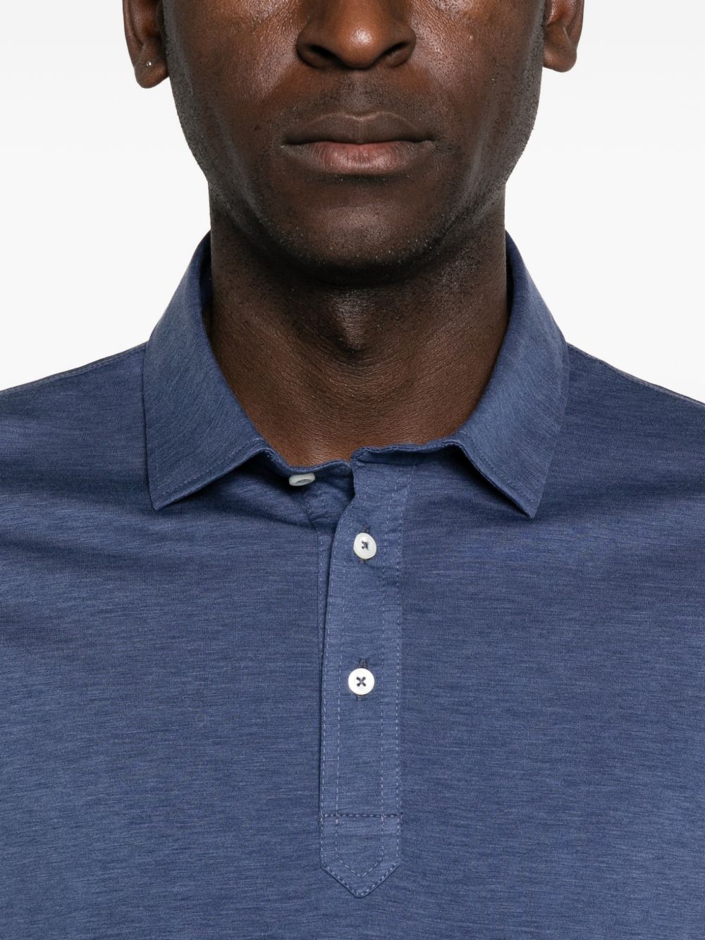 BRUNELLO CUCINELLI Silk and Cotton Polo Shirt for Men - SS26