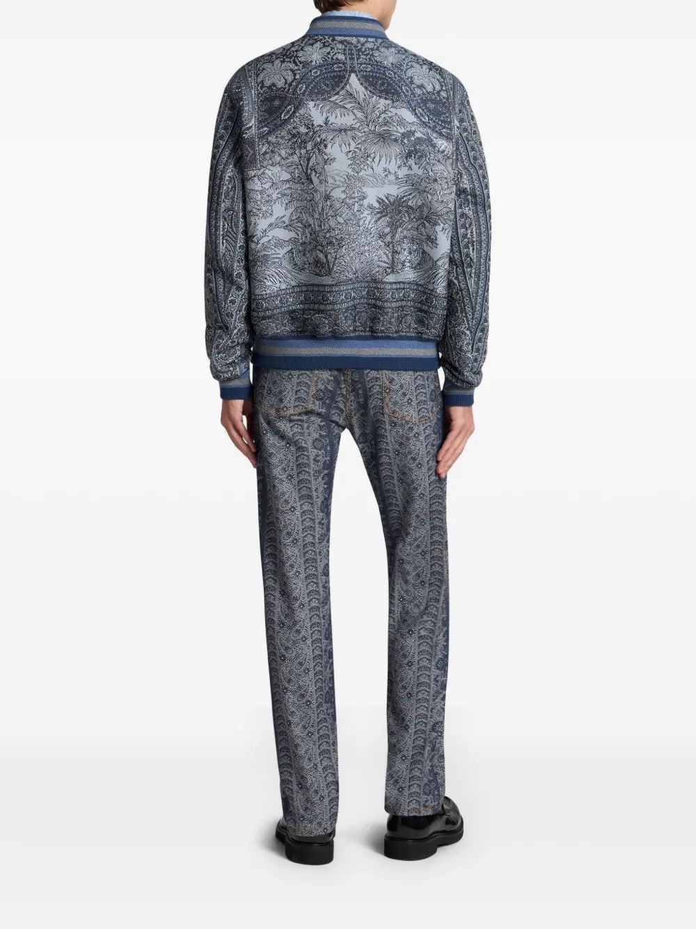 ETRO Floral Jacquard Bomber Jacket
