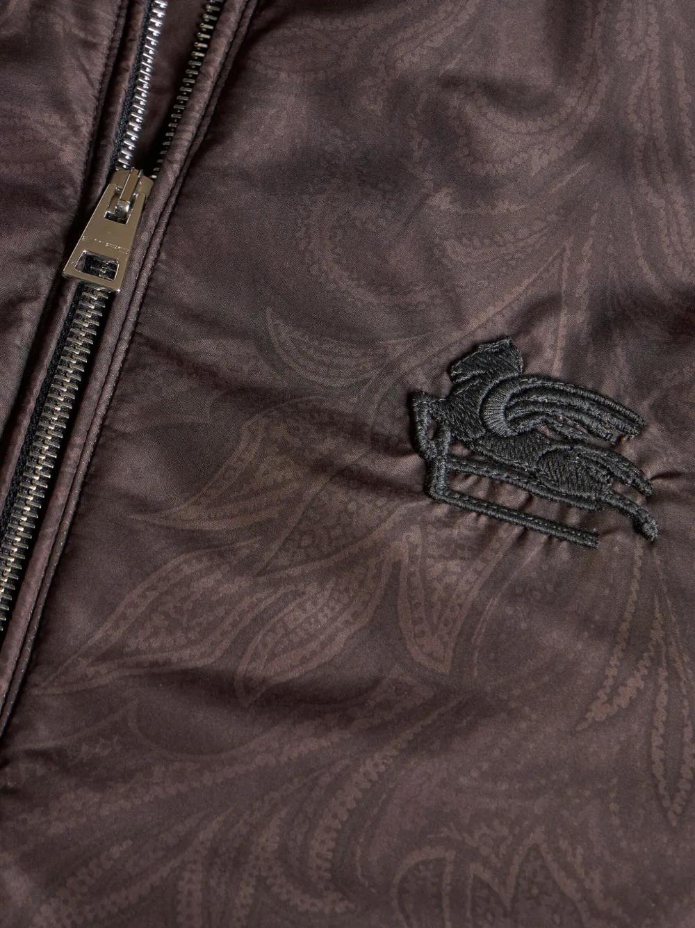 ETRO Paisley Print Panelled Bomber Jacket for Men