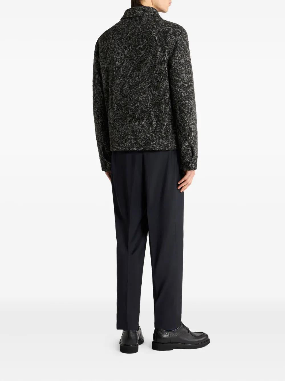 ETRO Shirt Collar Bomber Jacket for Men