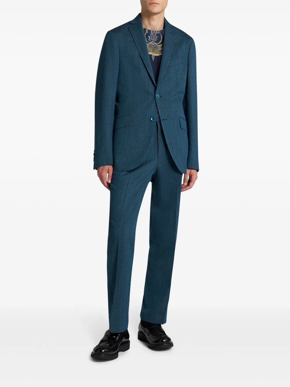 ETRO Checkered Design Blazer for Men - SS25 Collection