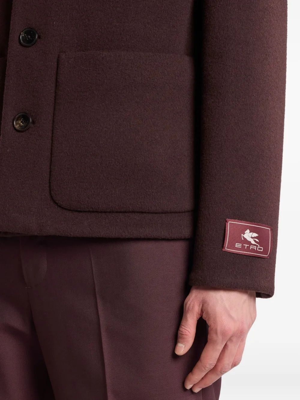 ETRO Double Overshirt with Patch Pocket