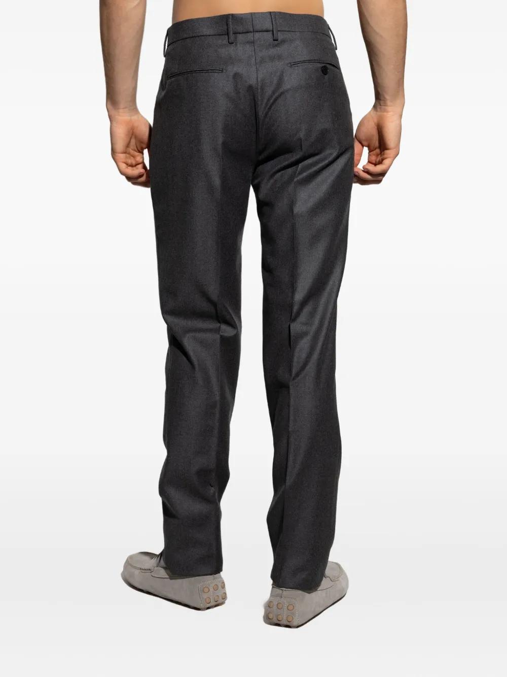 ETRO Men's Pleated Trousers with Zip Detail