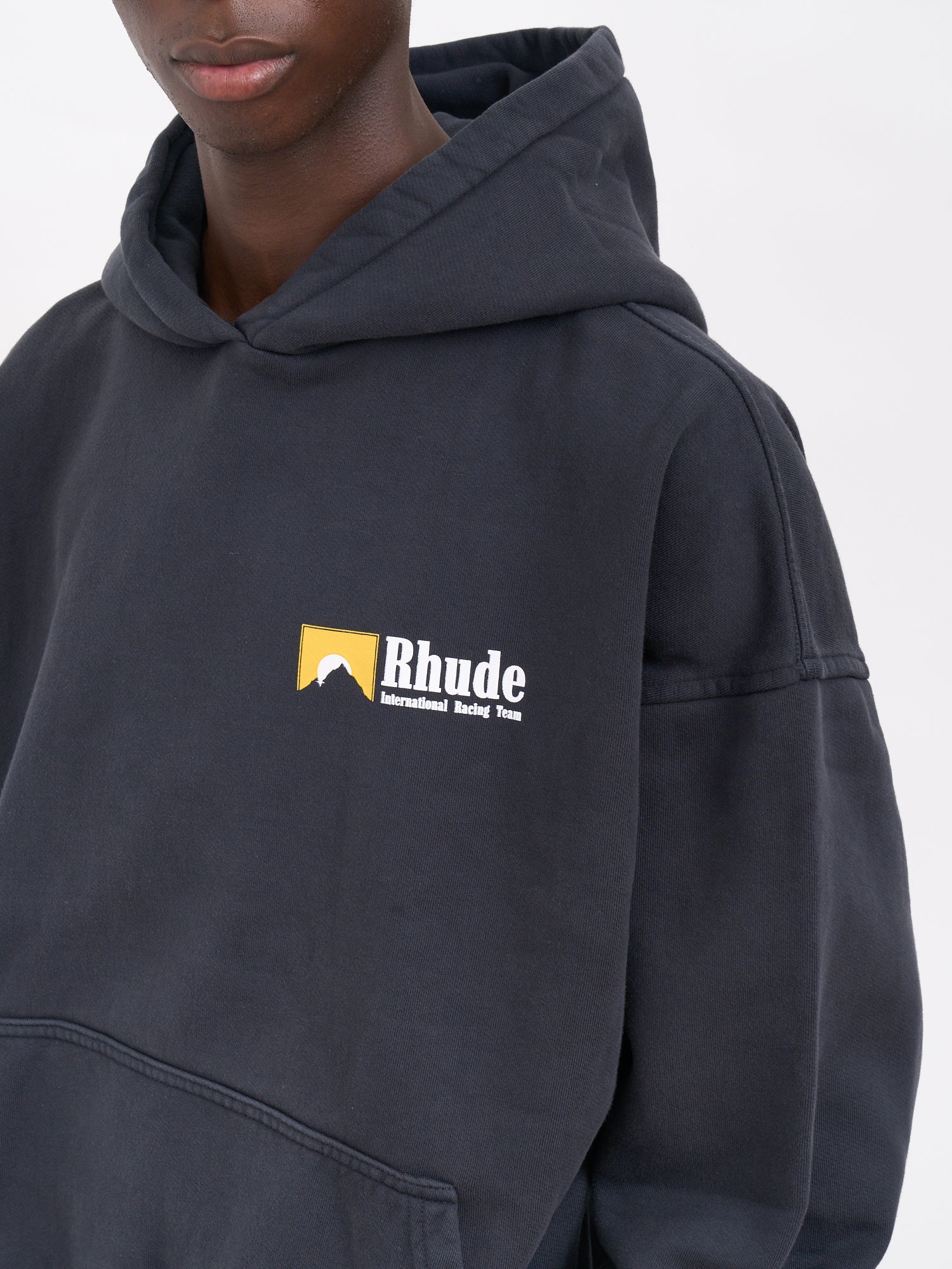 RHUDE International Racing Logo Sweatshirt - Size Medium